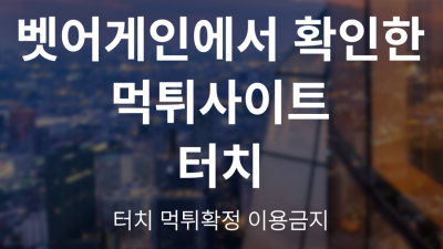 회원 아이디 해킹 후 1300만원 몰수한 터치 먹튀사이트 확정